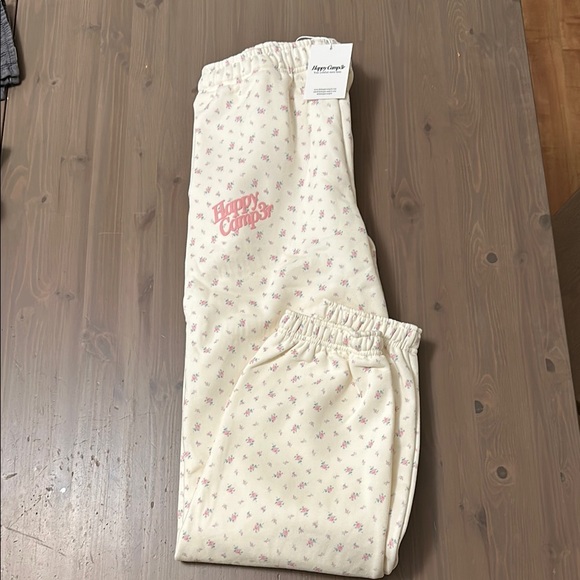 Happy Camp3r Vintage Flower Sweatpants size Medium NWT - Picture 1 of 7